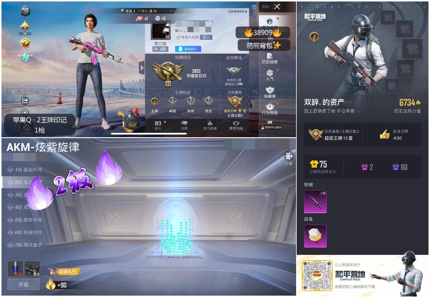 HPSJ3309698和平精英账号详情图4