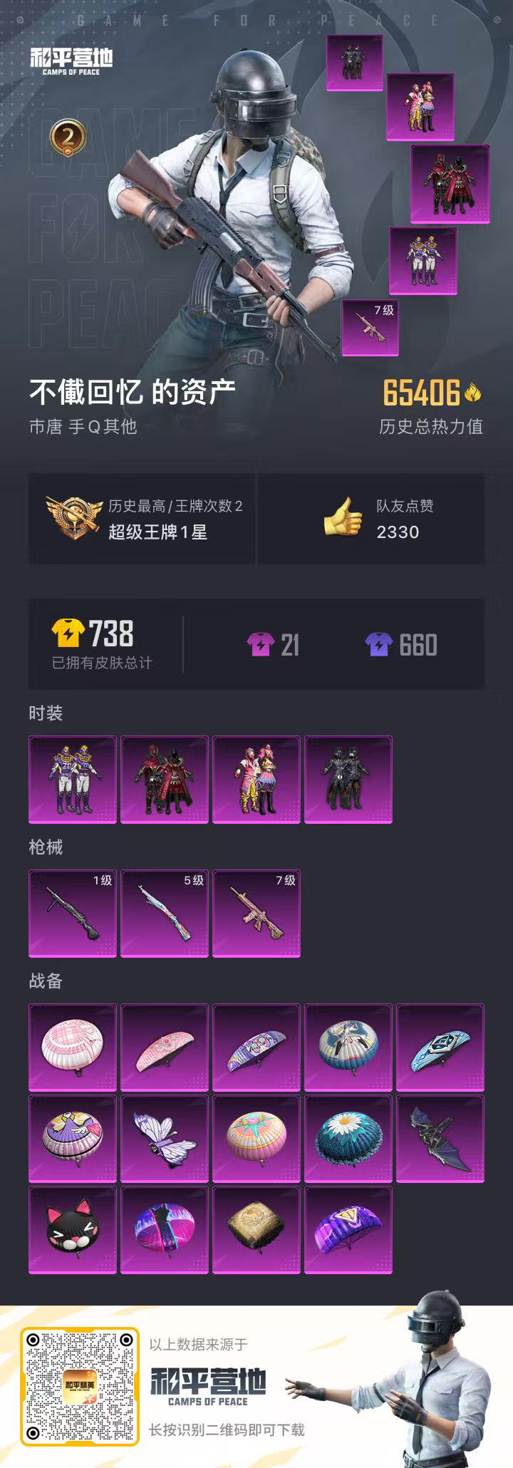 HPSJ3310454和平精英账号详情图3 HPSJ3310454和平精英账号详情图3