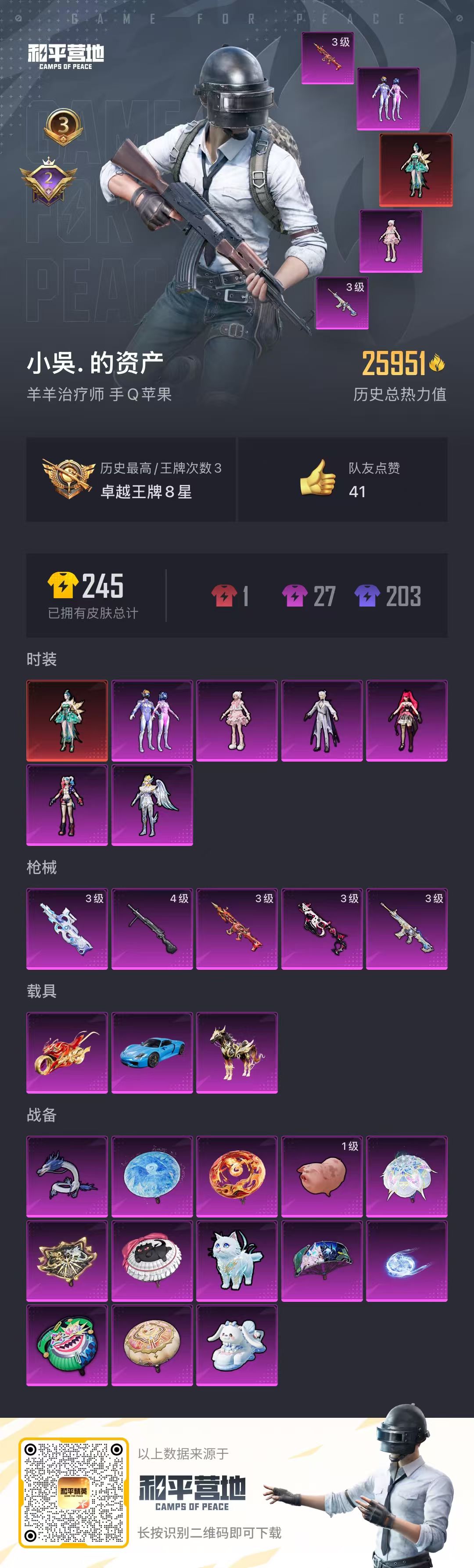 HPYHW3310591和平精英账号详情图4 HPYHW3310591和平精英账号详情图4