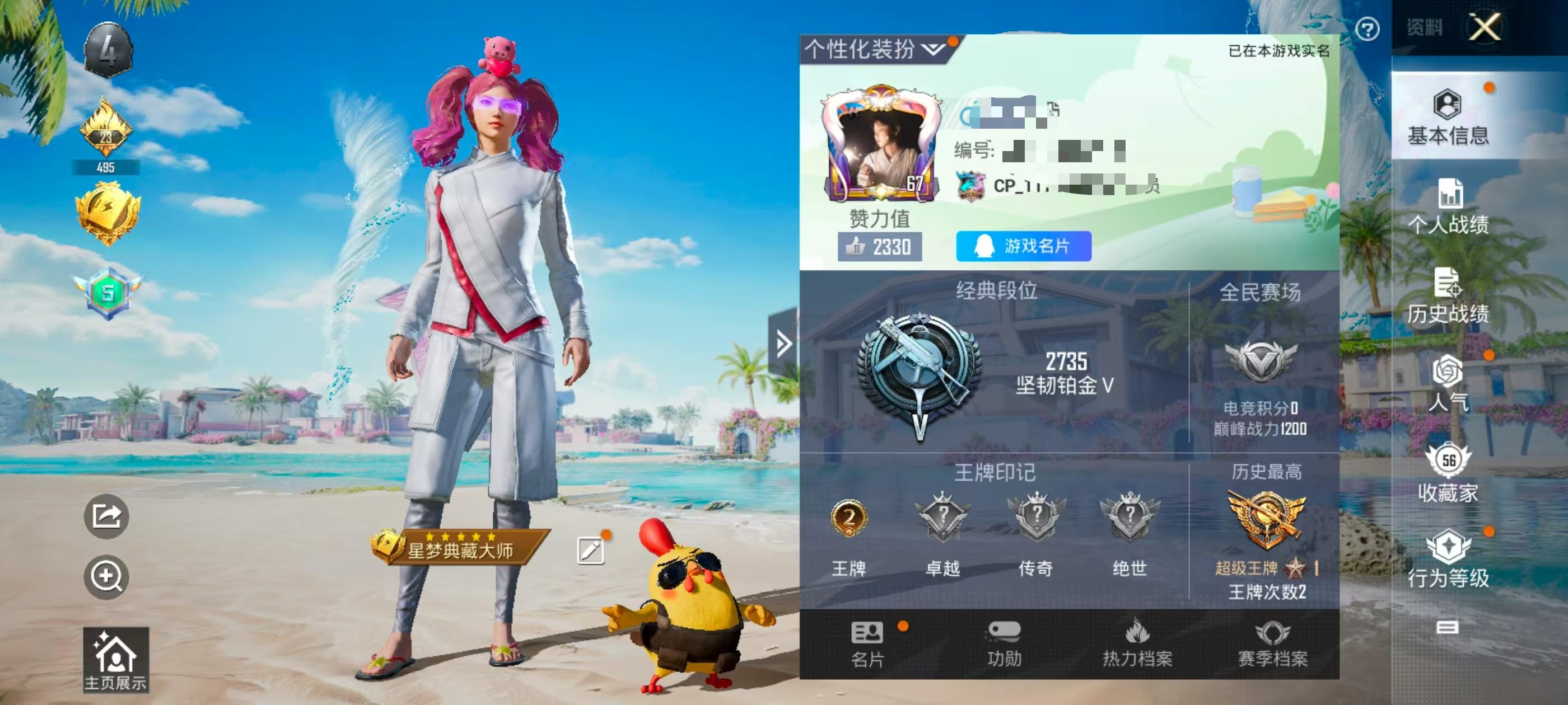 HPSJ3310454和平精英账号详情图2 HPSJ3310454和平精英账号详情图2