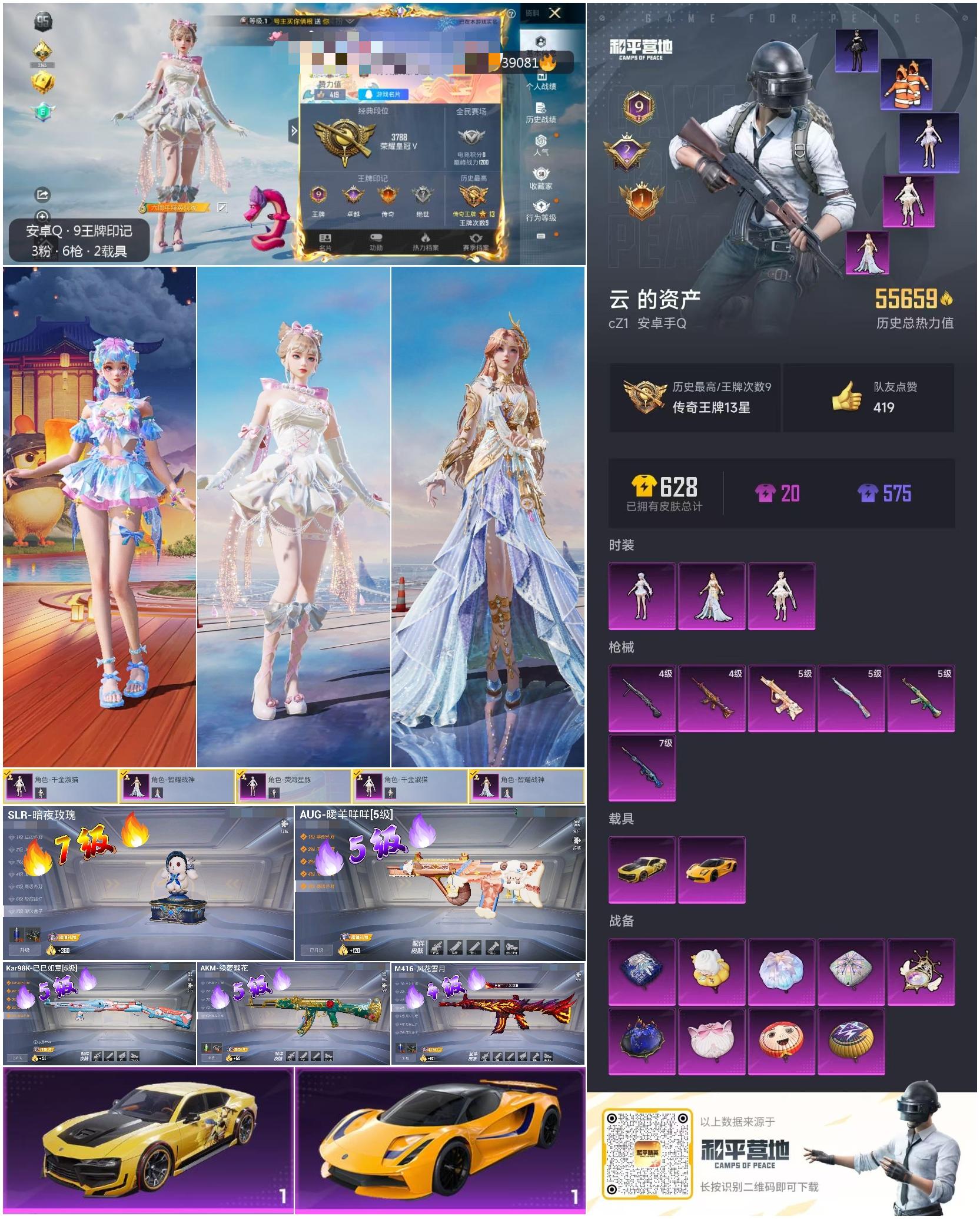 HPSJ3310478和平精英账号详情图4