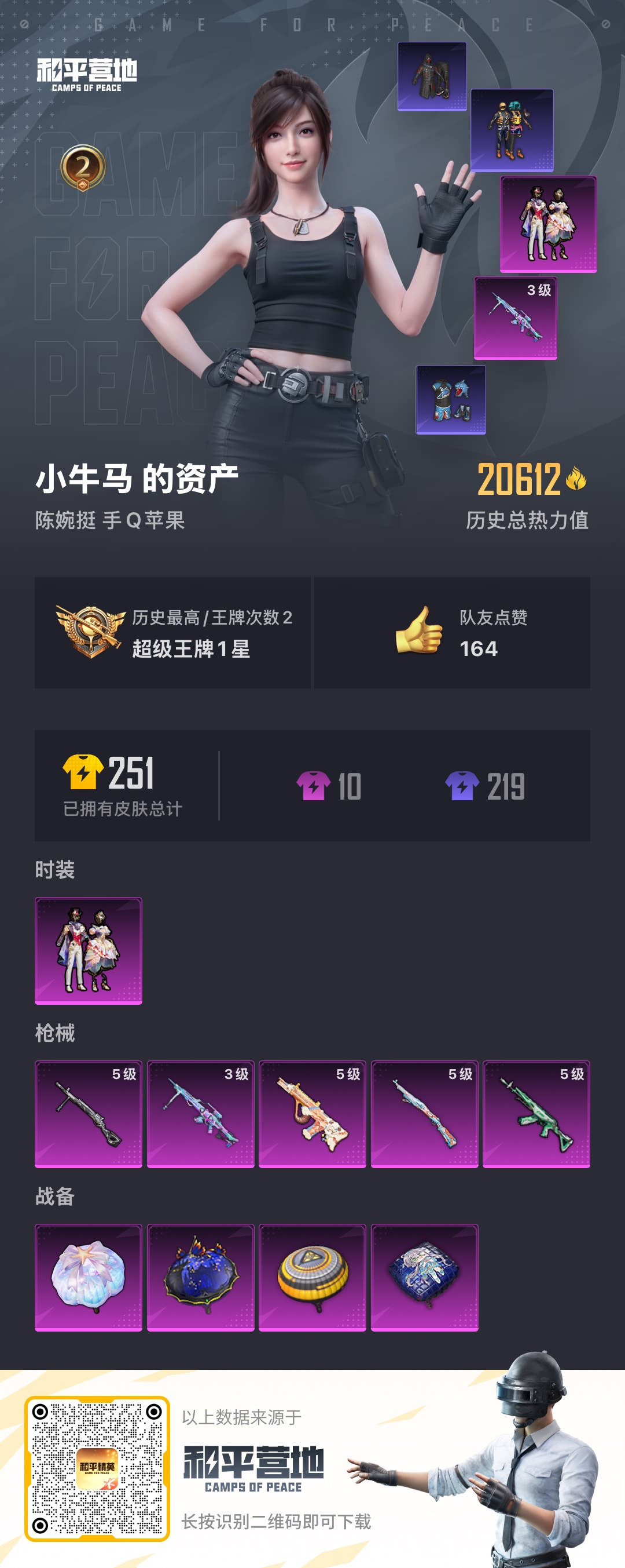 HPSJ3310272和平精英账号详情图4