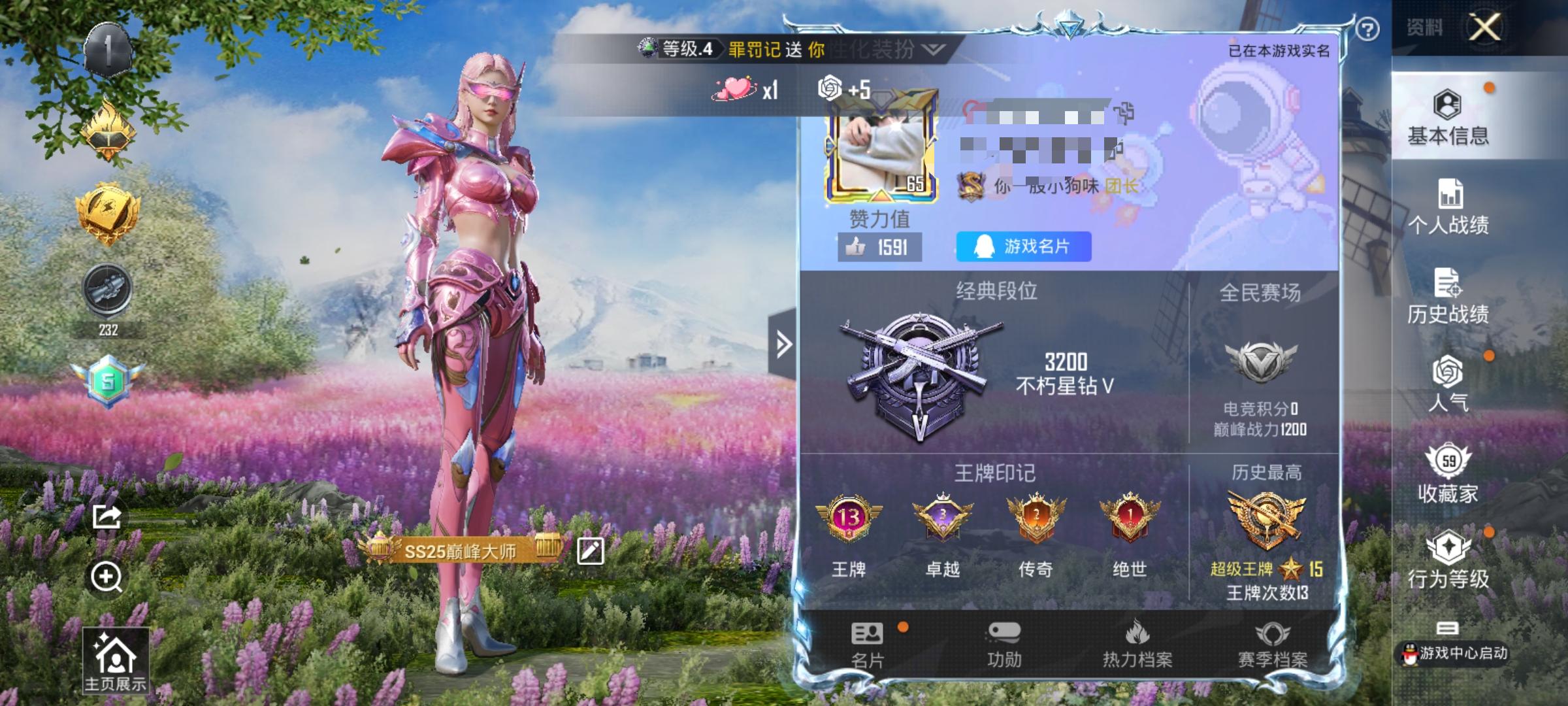 HPSJ3310814和平精英账号详情图2