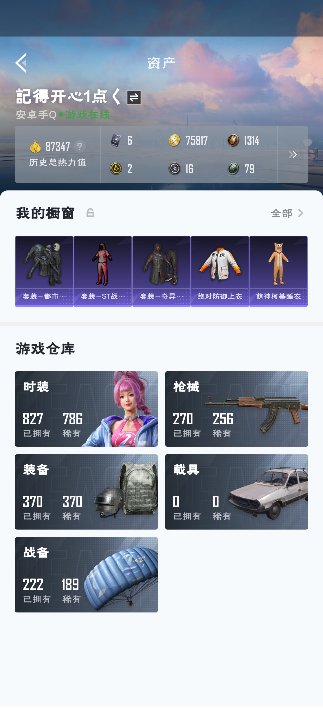 HPZM3311834和平精英账号详情图3 HPZM3311834和平精英账号详情图3
