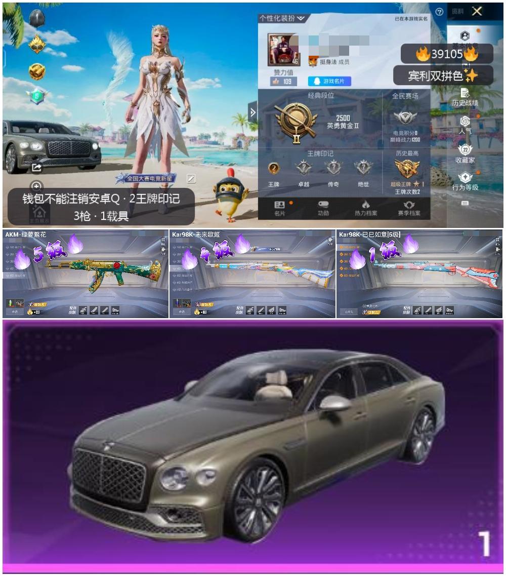 HPSJ3310784和平精英账号详情图3 HPSJ3310784和平精英账号详情图3