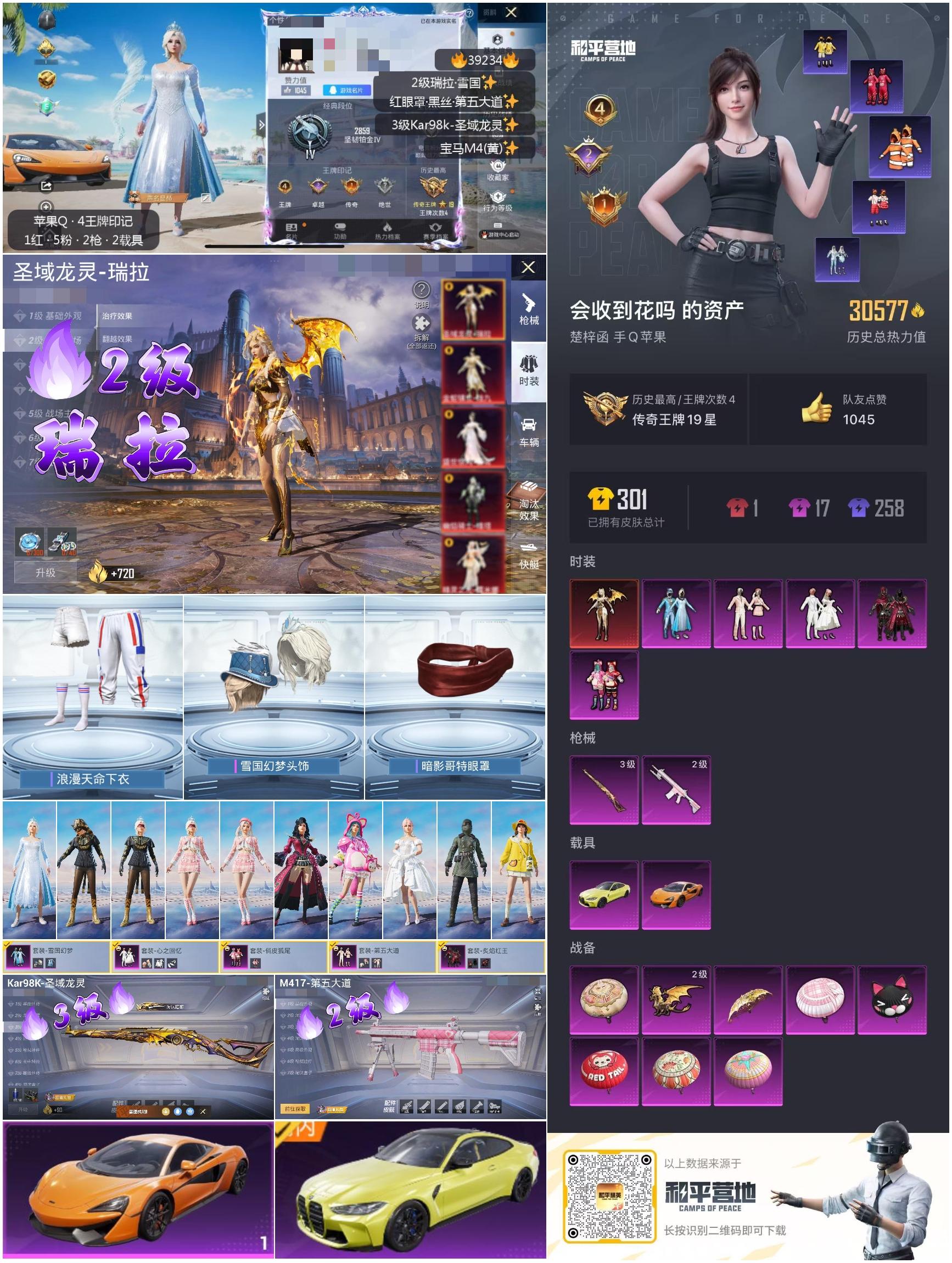 HPSJ3310802和平精英账号详情图4