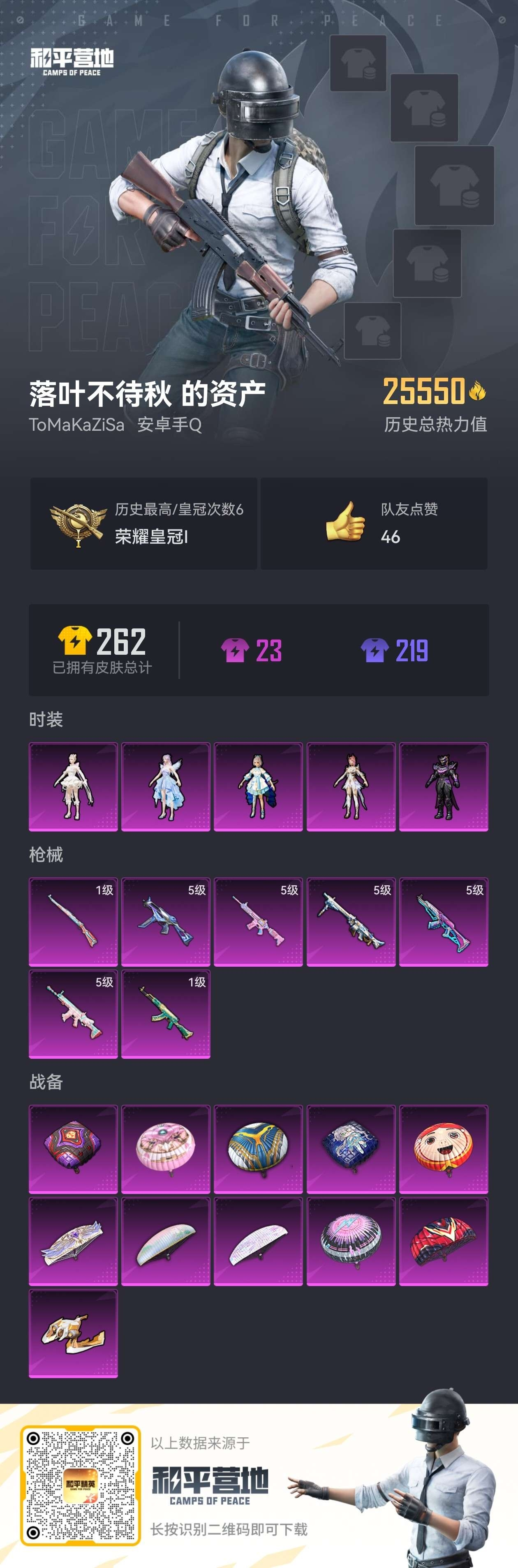 HPSJ3311349和平精英账号详情图4