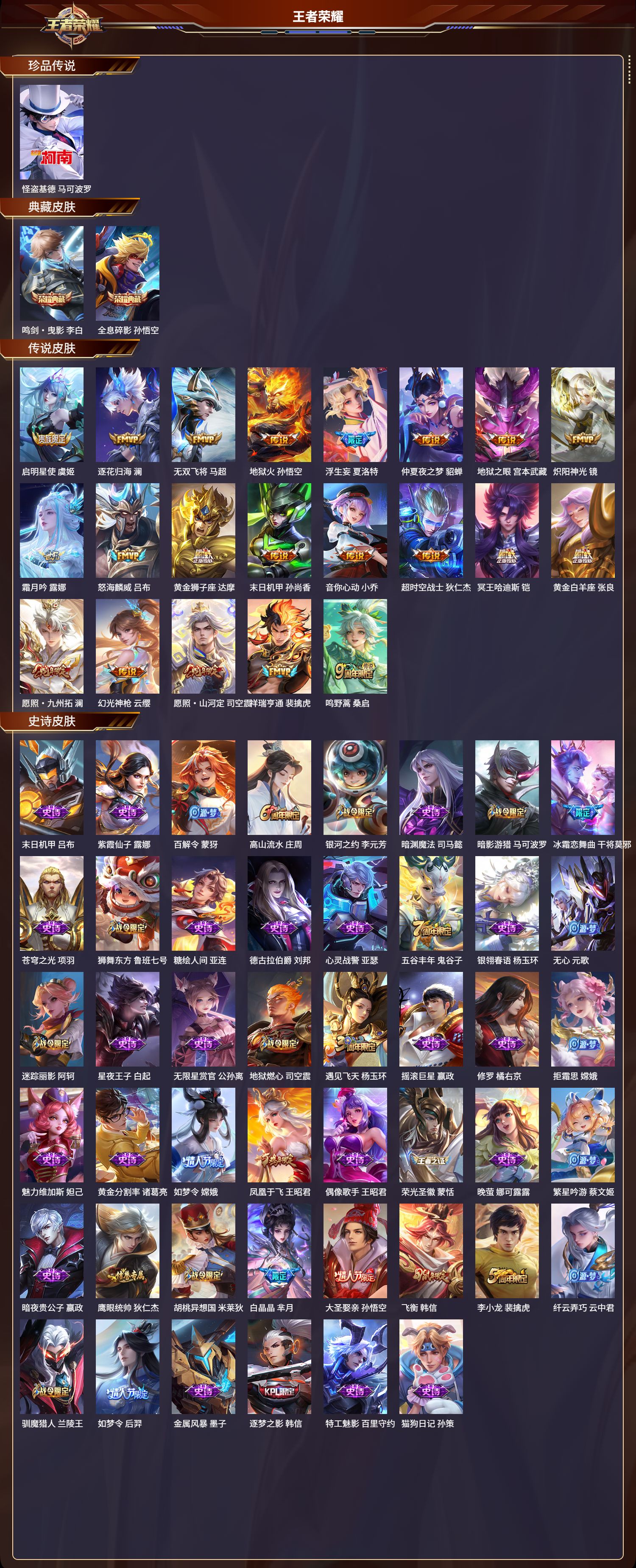 WZCMW3245183王者荣耀账号详情图3