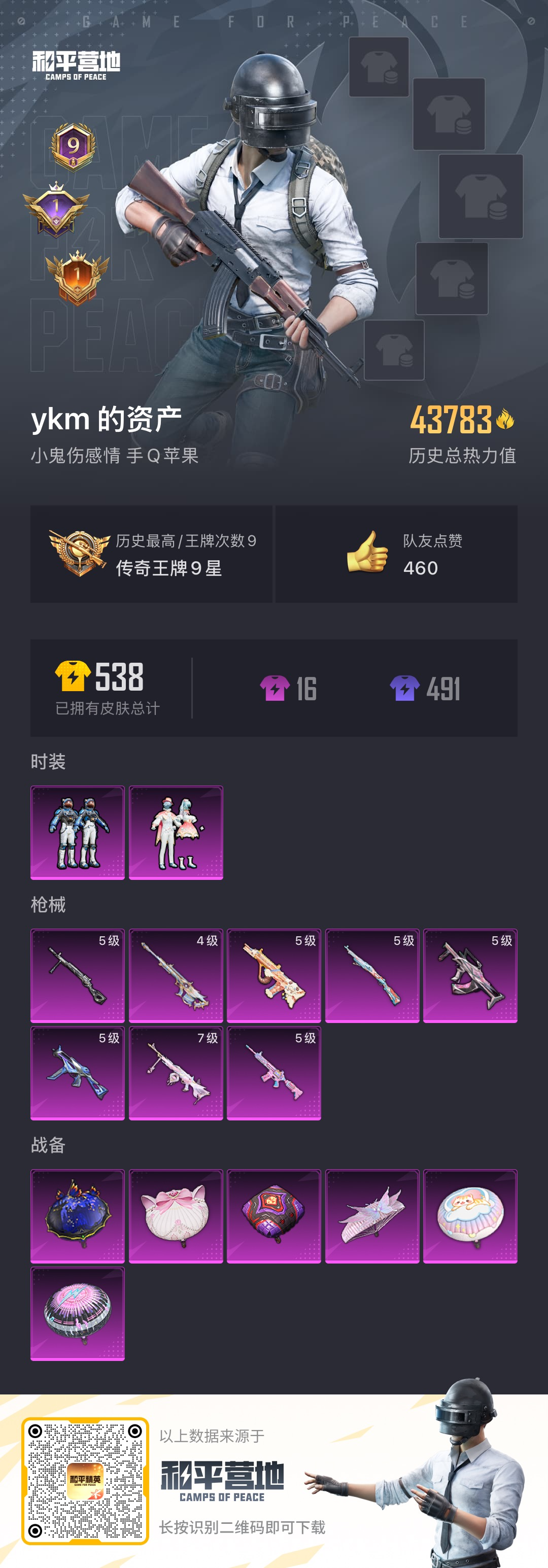 HPSJ3311329和平精英账号详情图4 HPSJ3311329和平精英账号详情图4