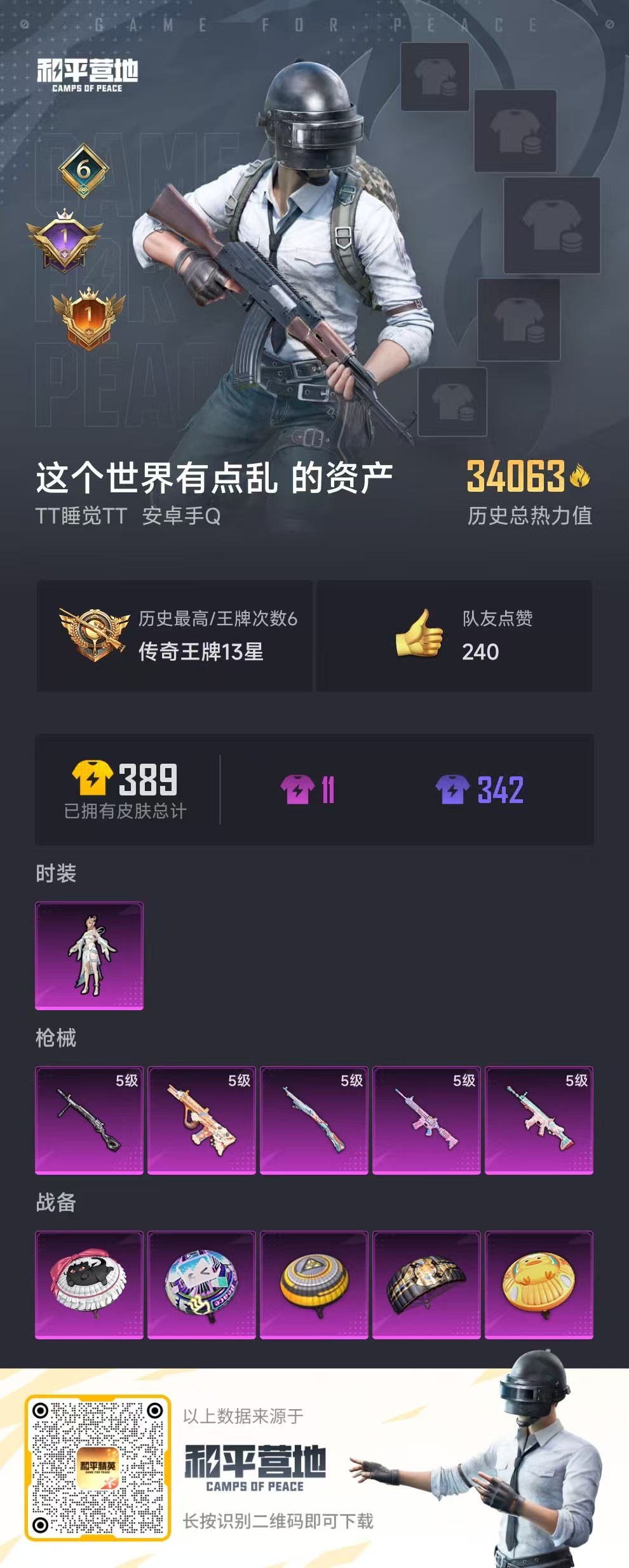 HPSJ3311239和平精英账号详情图4 HPSJ3311239和平精英账号详情图4