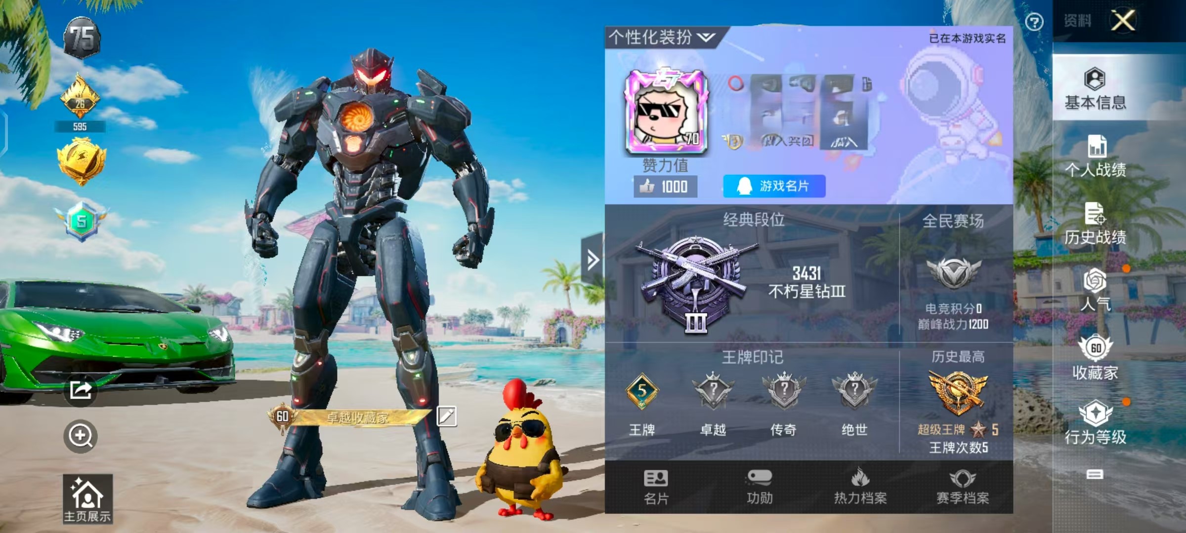 HPSJ3312982和平精英账号详情图2 HPSJ3312982和平精英账号详情图2