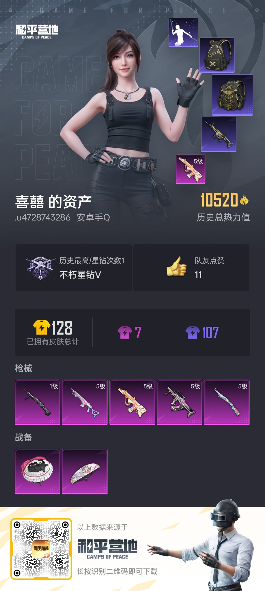 HPSJ3313372和平精英账号详情图3 HPSJ3313372和平精英账号详情图3
