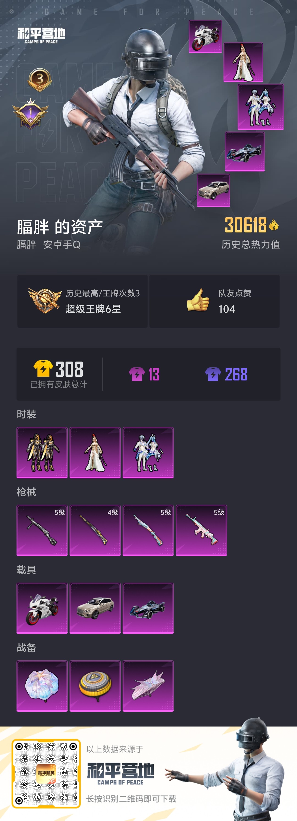 HPSJ3312964和平精英账号详情图3 HPSJ3312964和平精英账号详情图3
