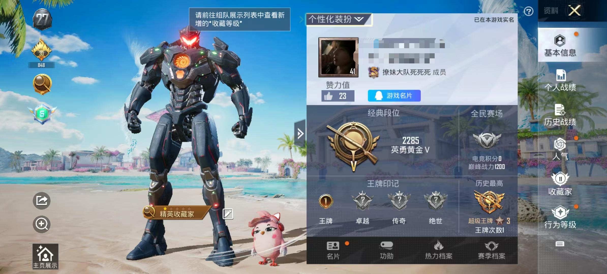 HPSJ3311342和平精英账号详情图2 HPSJ3311342和平精英账号详情图2