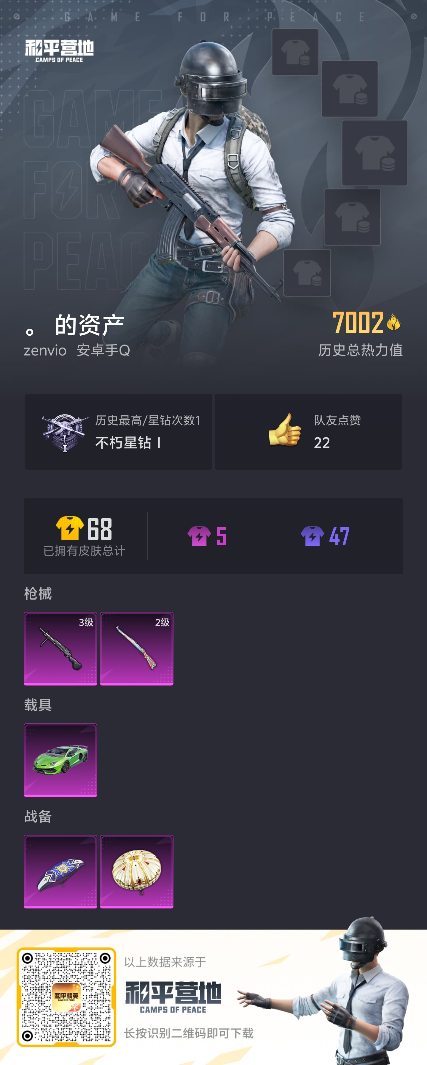 HPSJ3311346和平精英账号详情图4 HPSJ3311346和平精英账号详情图4