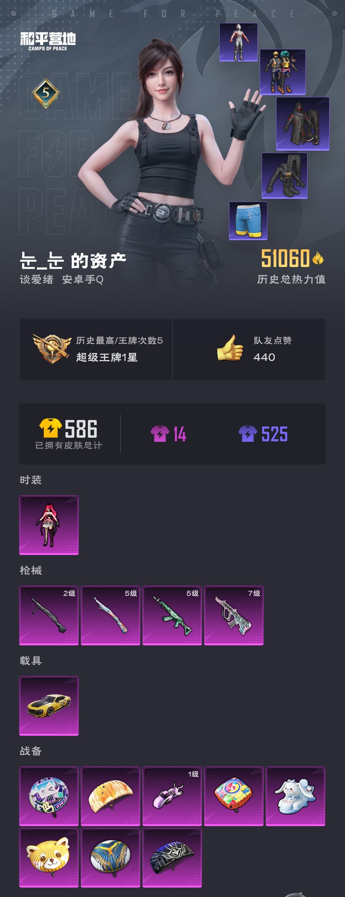HPZM3312089和平精英账号详情图2