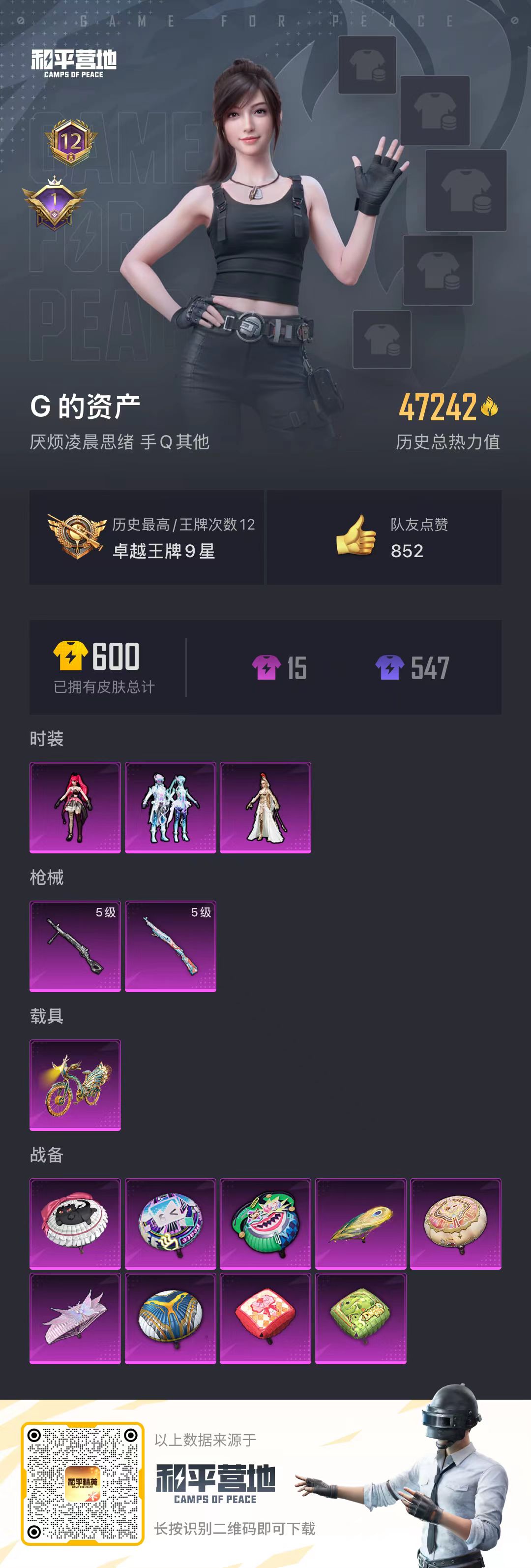 HPSJ3313884和平精英账号详情图3 HPSJ3313884和平精英账号详情图3