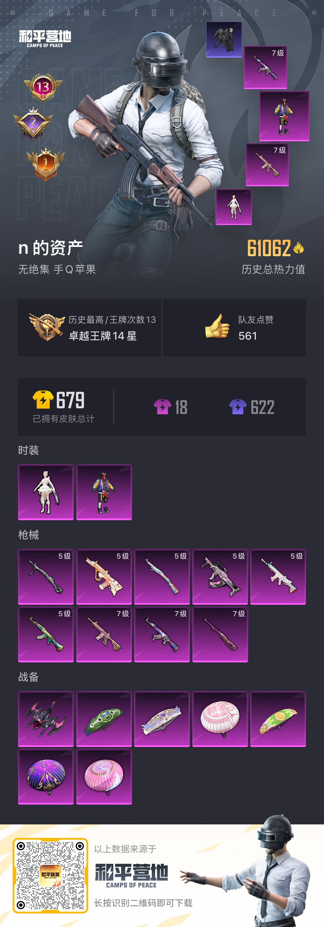 HPSJ3313903和平精英账号详情图3 HPSJ3313903和平精英账号详情图3