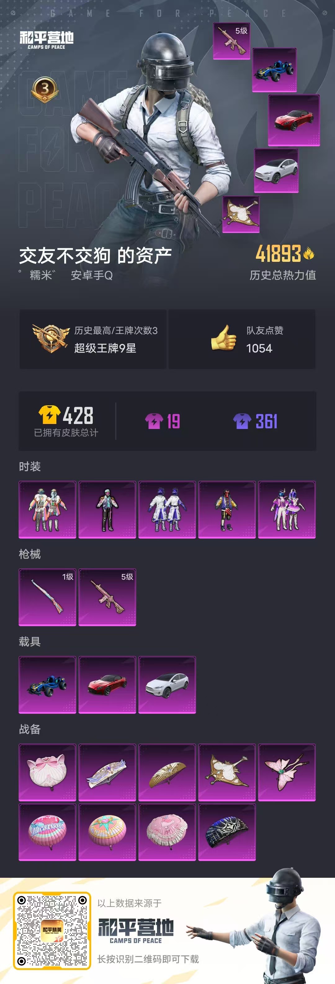HPSJ3313886和平精英账号详情图3 HPSJ3313886和平精英账号详情图3