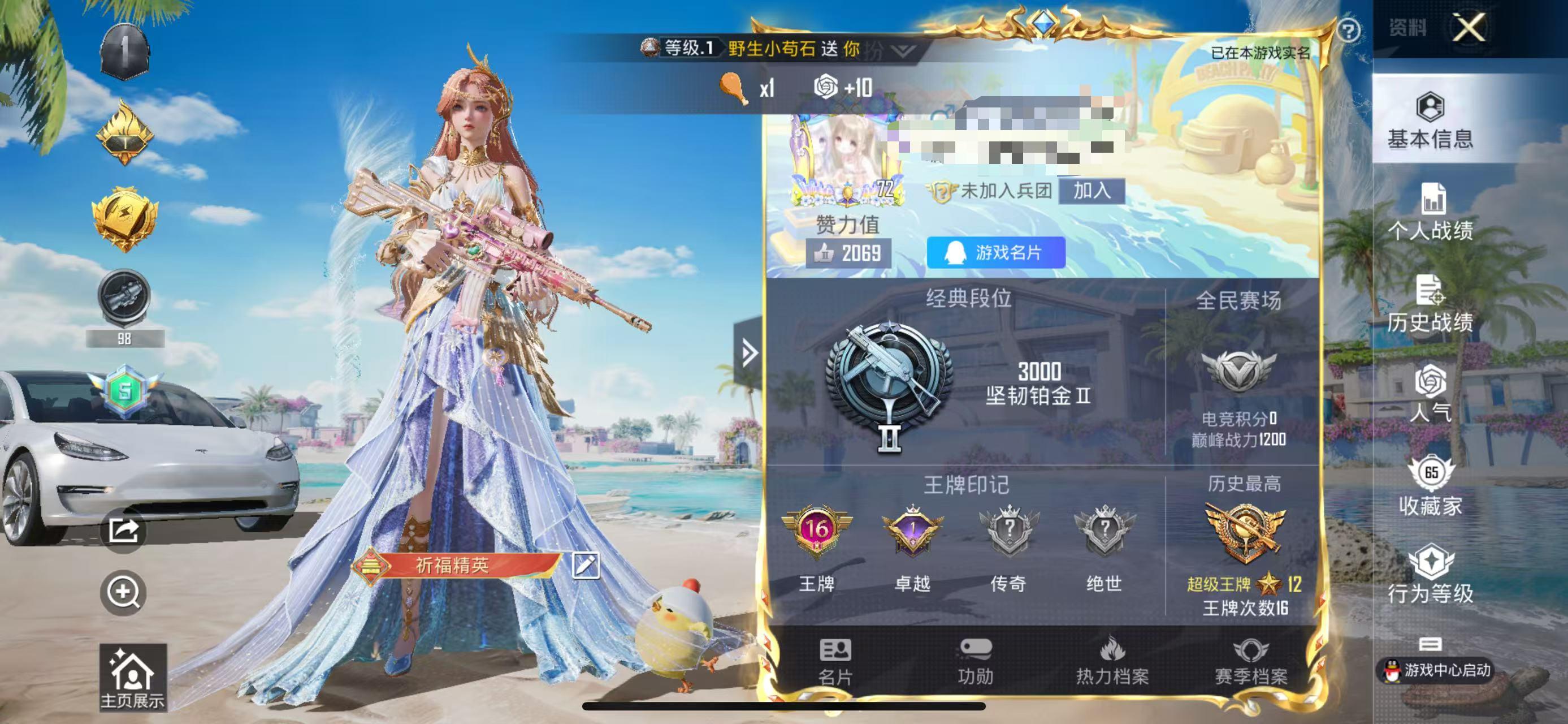 HPSJ3311911和平精英账号详情图2 HPSJ3311911和平精英账号详情图2