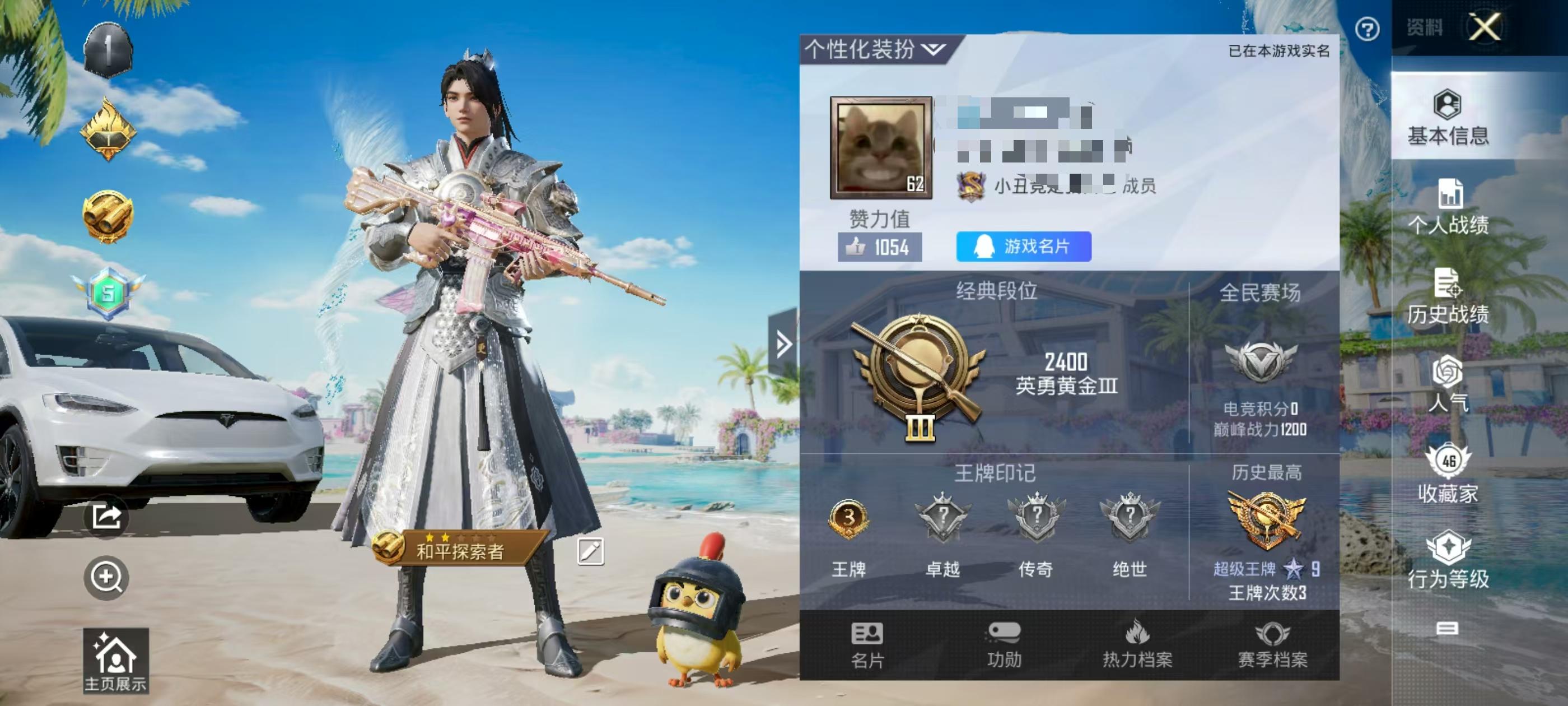 HPSJ3313886和平精英账号详情图2 HPSJ3313886和平精英账号详情图2