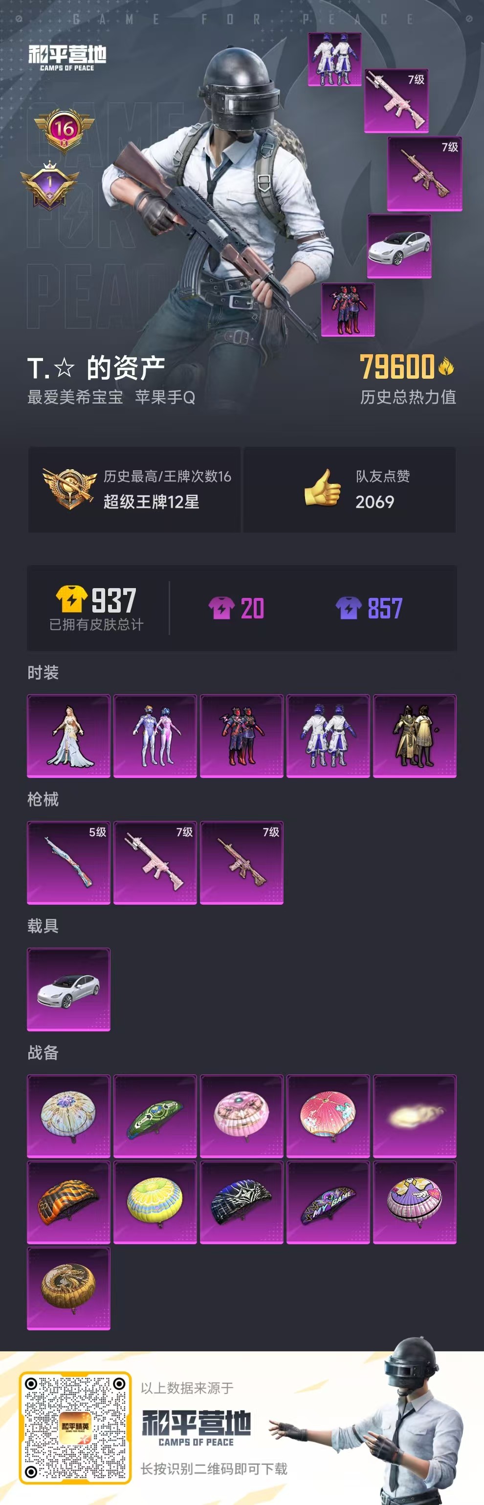 HPSJ3311911和平精英账号详情图3 HPSJ3311911和平精英账号详情图3