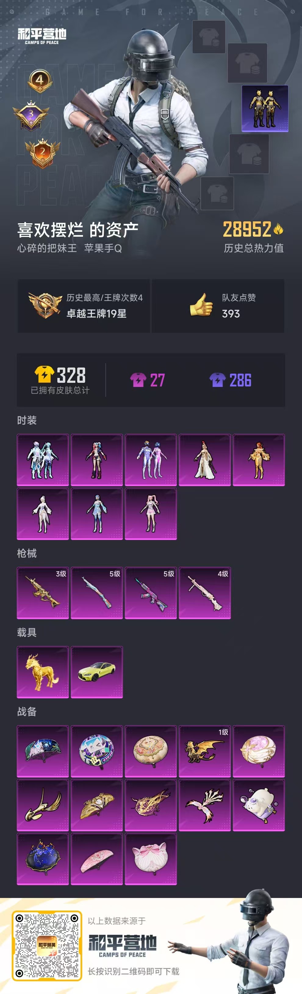HPSJ3298290和平精英账号详情图3 HPSJ3298290和平精英账号详情图3