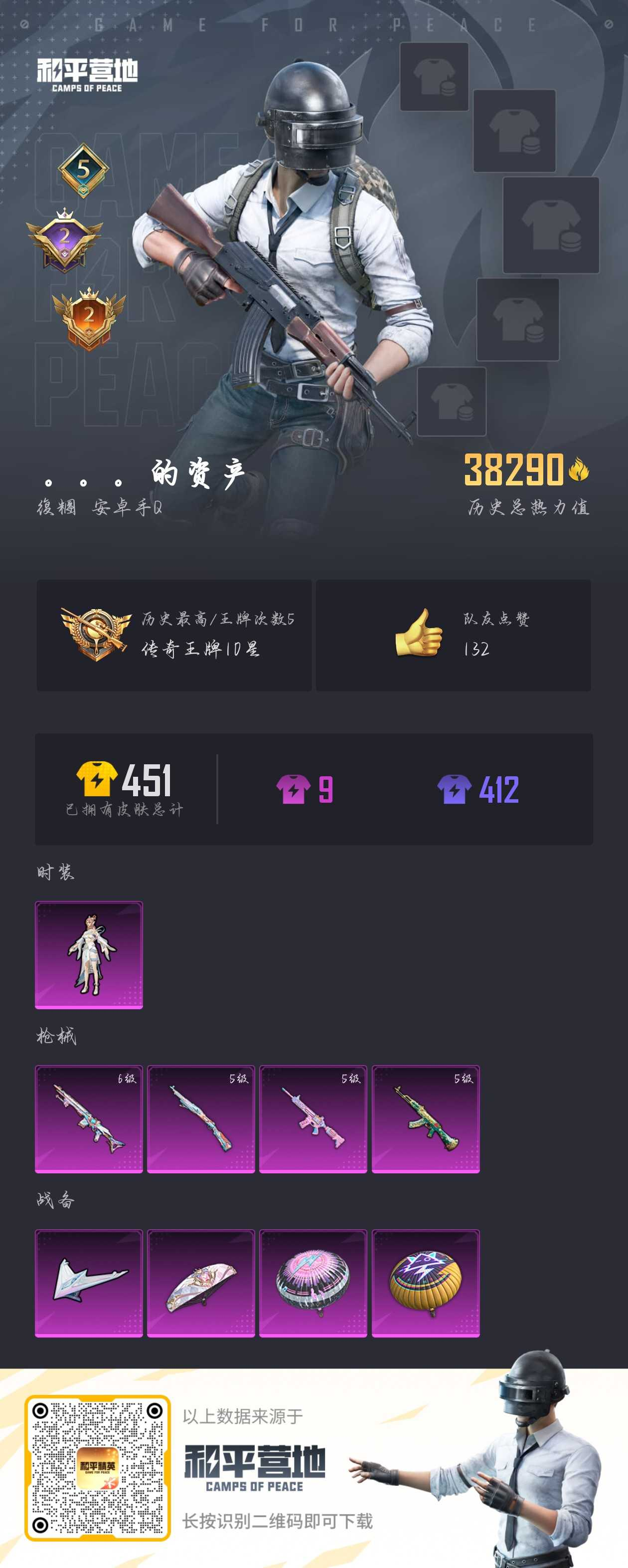 HPSJ3298254和平精英账号详情图3 HPSJ3298254和平精英账号详情图3