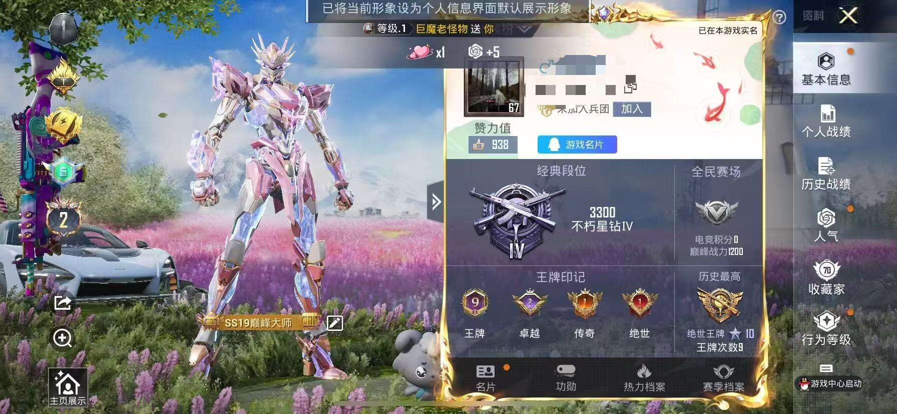 HPSJ3298115和平精英账号详情图2 HPSJ3298115和平精英账号详情图2