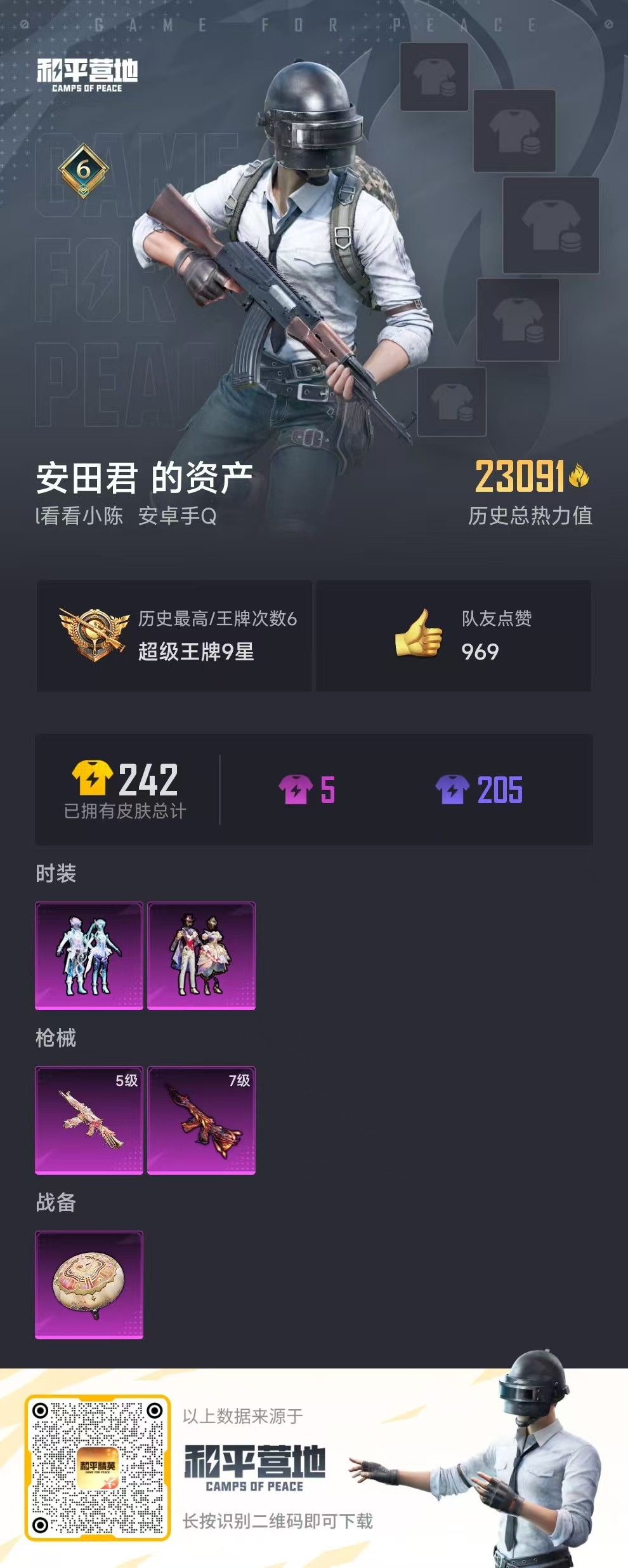 HPSJ3298238和平精英账号详情图3 HPSJ3298238和平精英账号详情图3