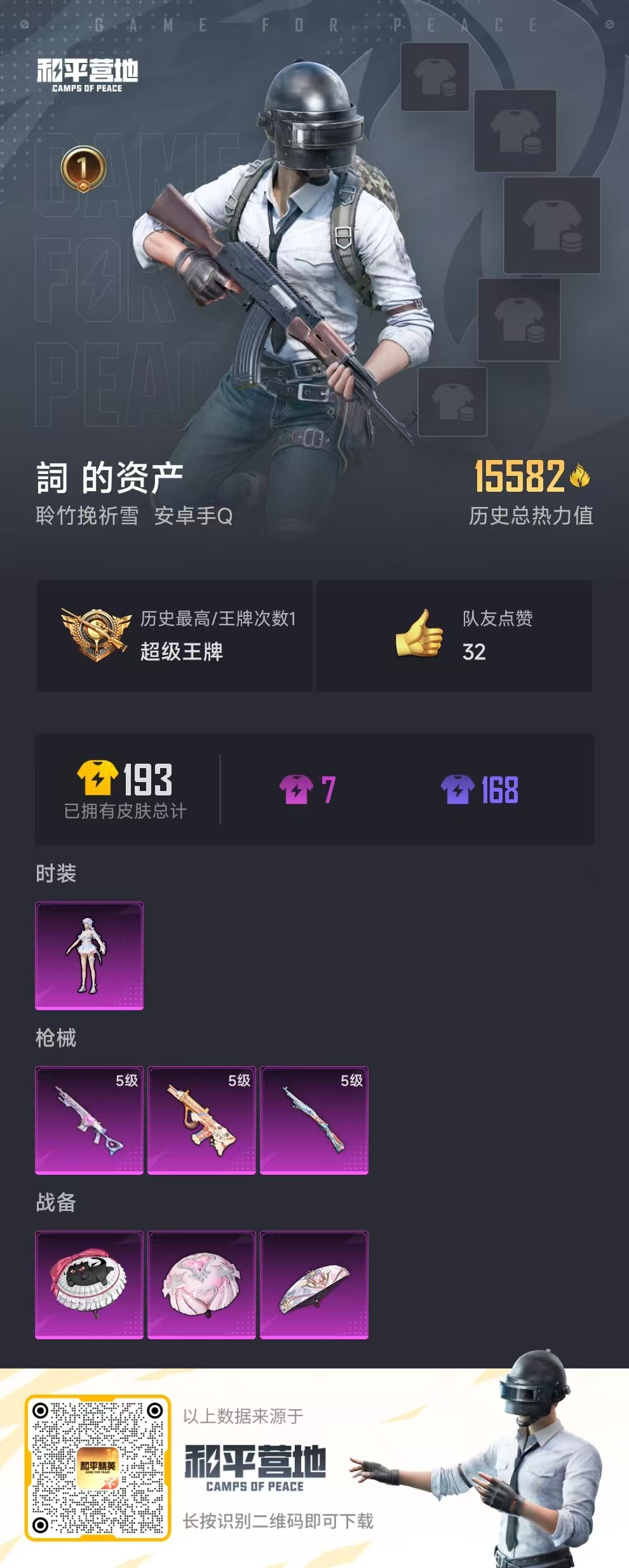 HPSJ3298136和平精英账号详情图3 HPSJ3298136和平精英账号详情图3