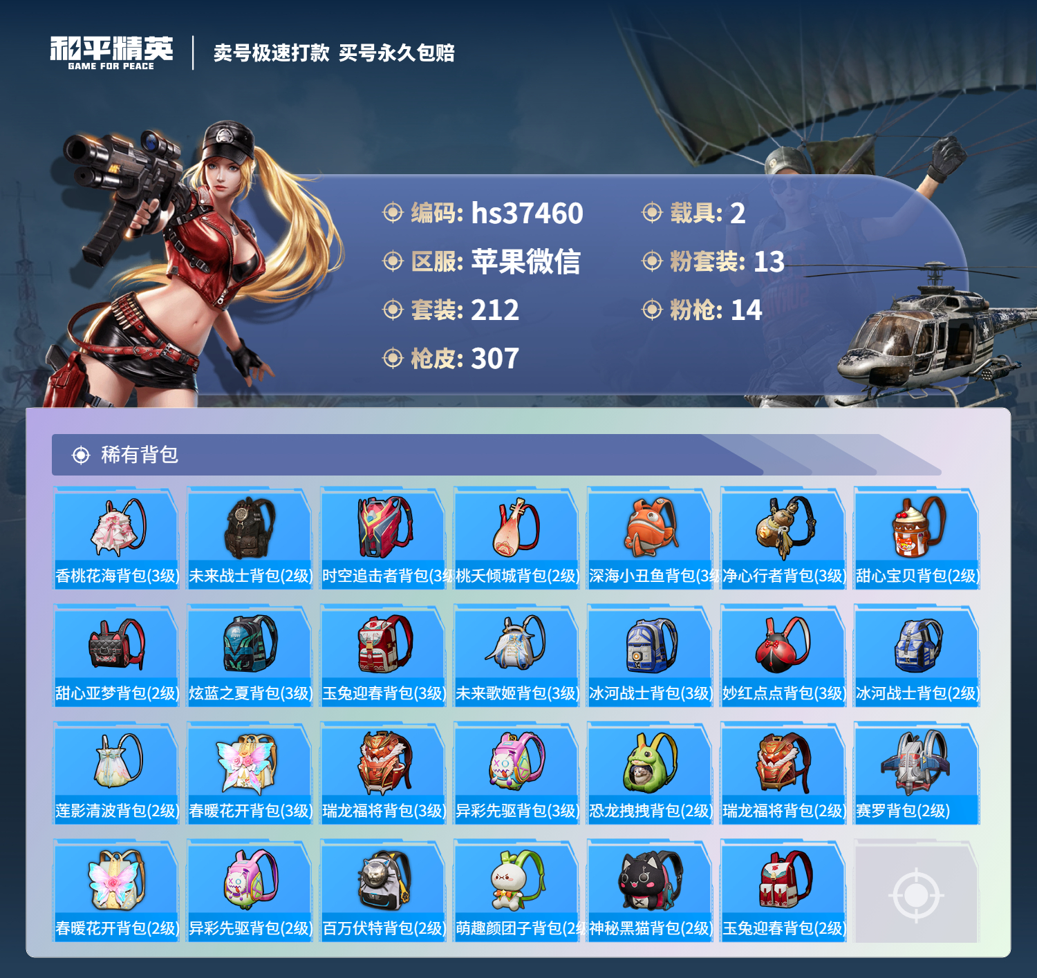 HPSJ3298299和平精英账号详情图12 HPSJ3298299和平精英账号详情图12