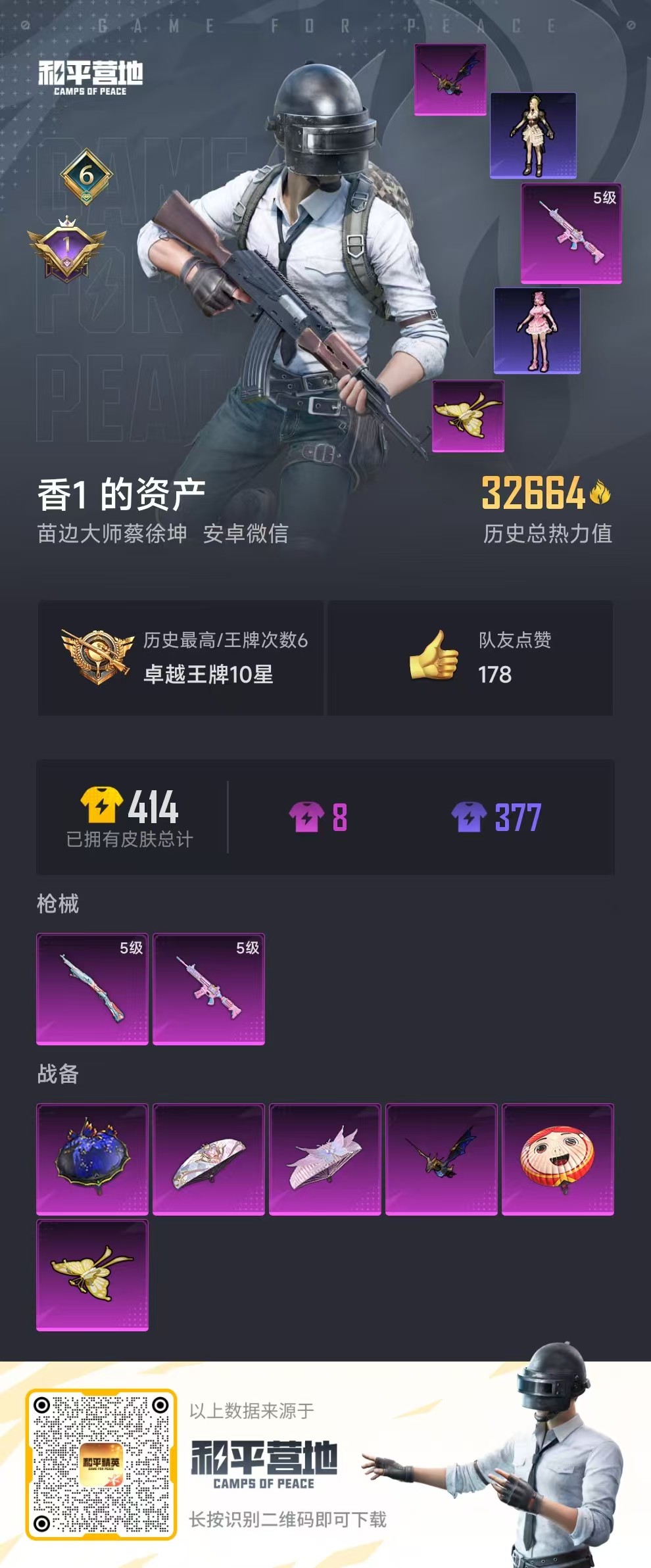 HPSJ3298206和平精英账号详情图3 HPSJ3298206和平精英账号详情图3