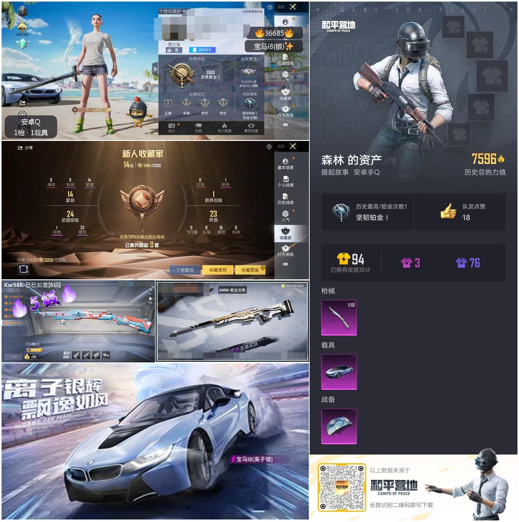 HPSJ3298170和平精英账号详情图5