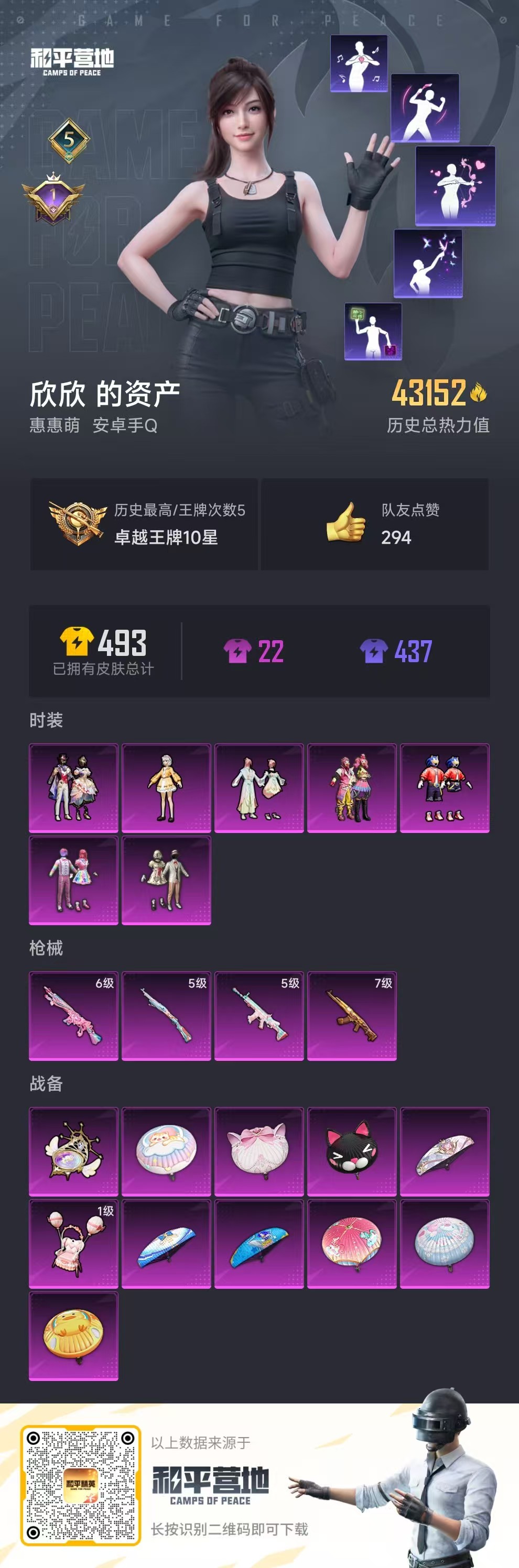 HPSJ3298108和平精英账号详情图4