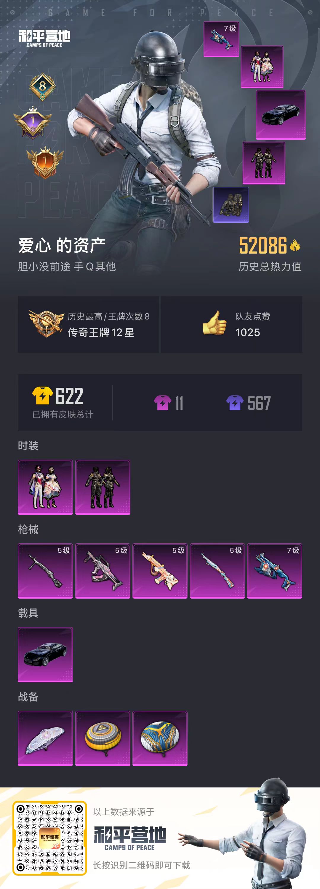 HPSJ3314340和平精英账号详情图3 HPSJ3314340和平精英账号详情图3