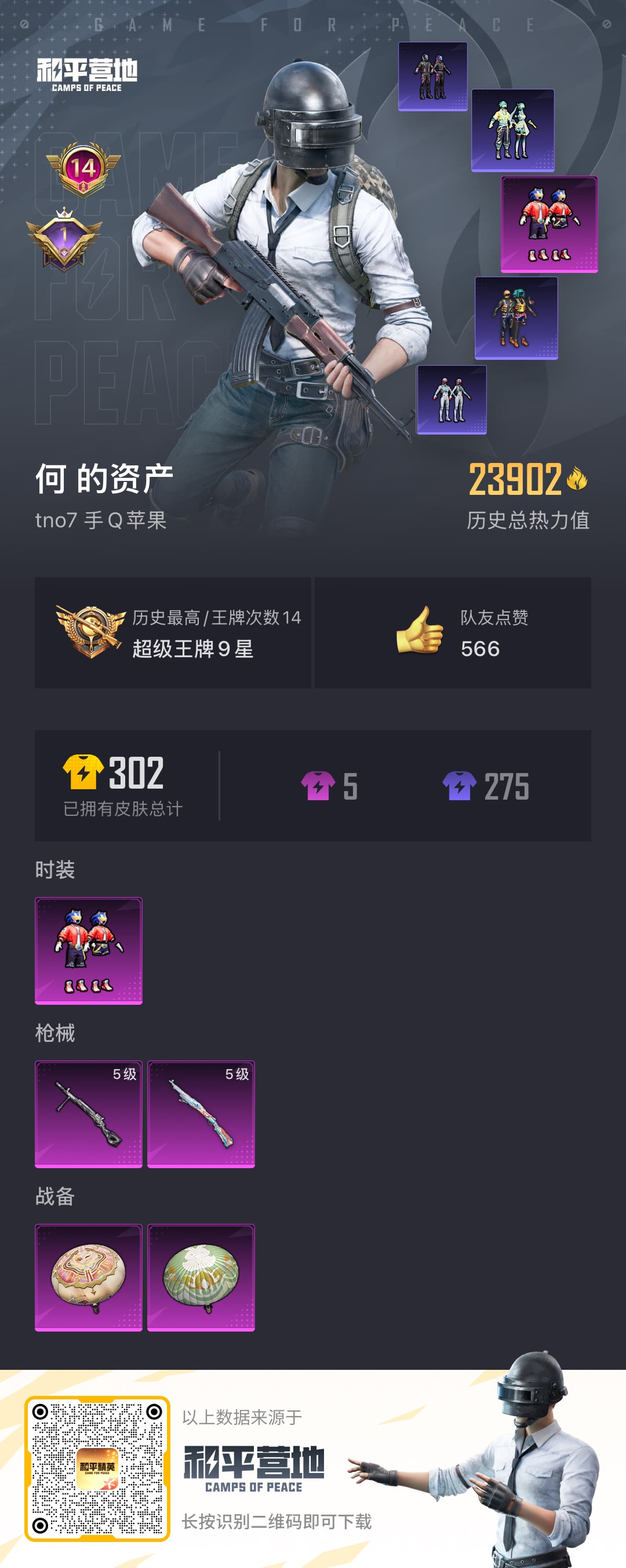 HPSJ3312286和平精英账号详情图4 HPSJ3312286和平精英账号详情图4
