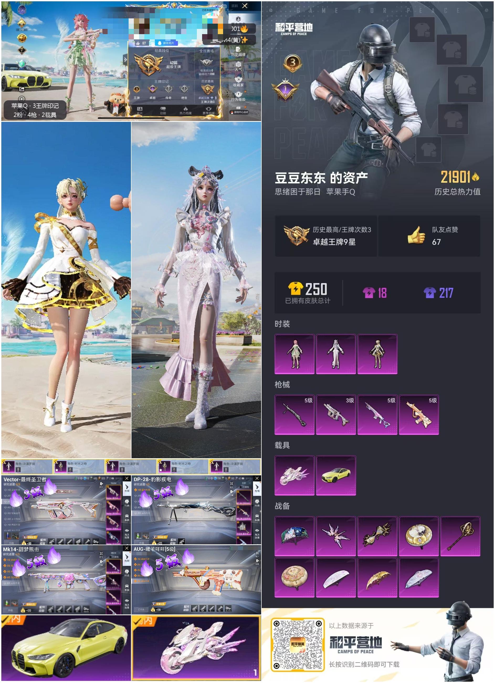 HPSJ3314332和平精英账号详情图4