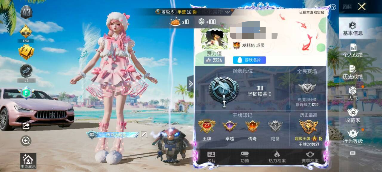 HPSJ3312533和平精英账号详情图4 HPSJ3312533和平精英账号详情图4