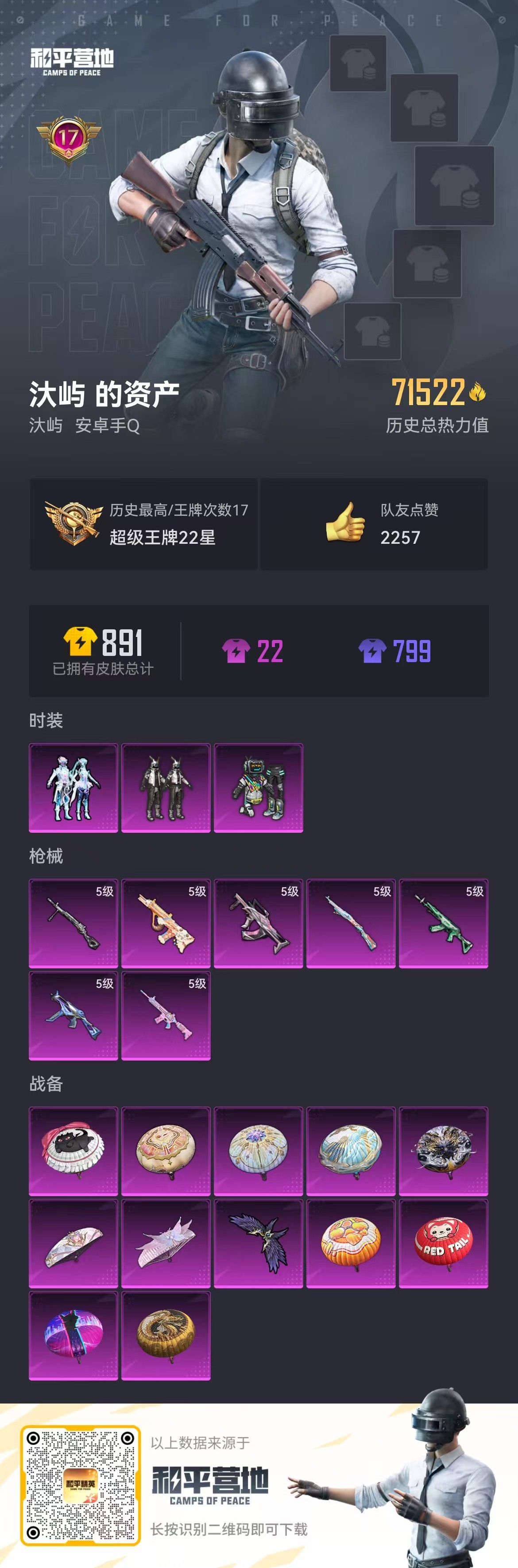 HPSJ3314953和平精英账号详情图3 HPSJ3314953和平精英账号详情图3