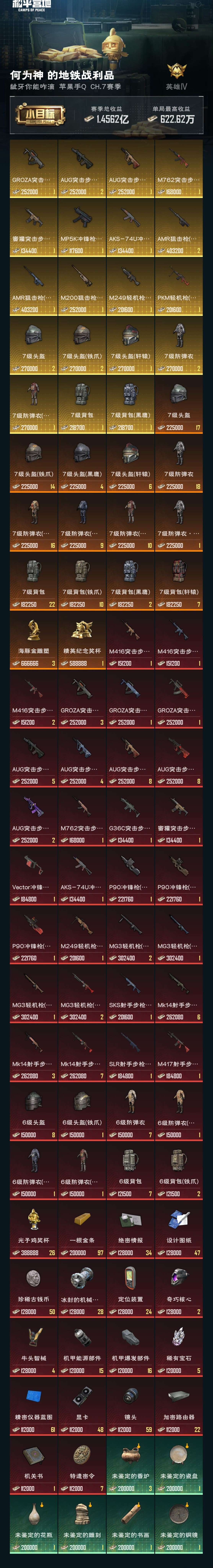 HPZM3314166和平精英账号详情图8 HPZM3314166和平精英账号详情图8