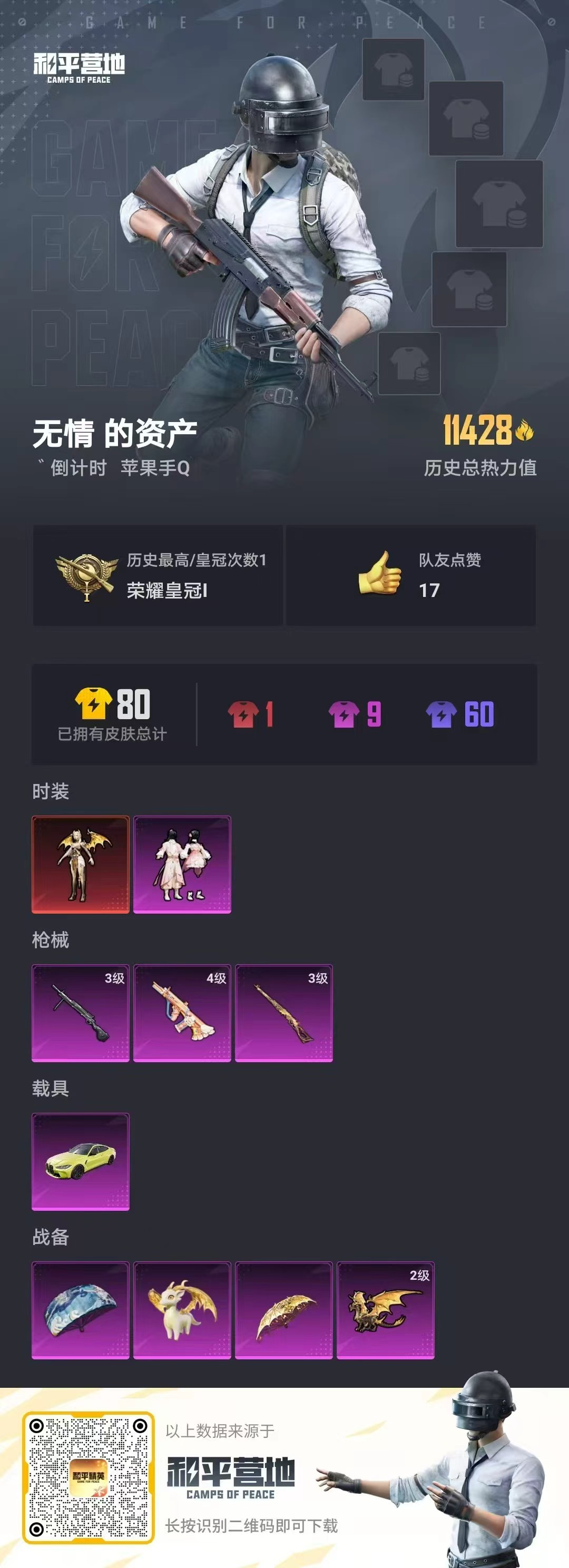 HPSJ3313064和平精英账号详情图4 HPSJ3313064和平精英账号详情图4