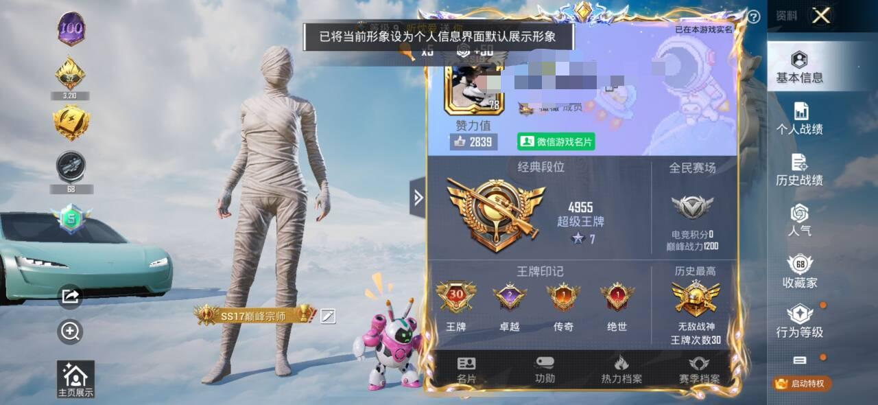 HPSJ3320017和平精英账号详情图2 HPSJ3320017和平精英账号详情图2