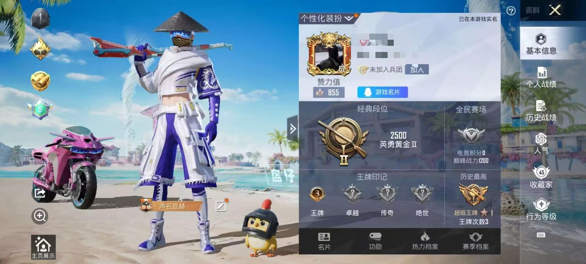HPSJ3313082和平精英账号详情图2 HPSJ3313082和平精英账号详情图2