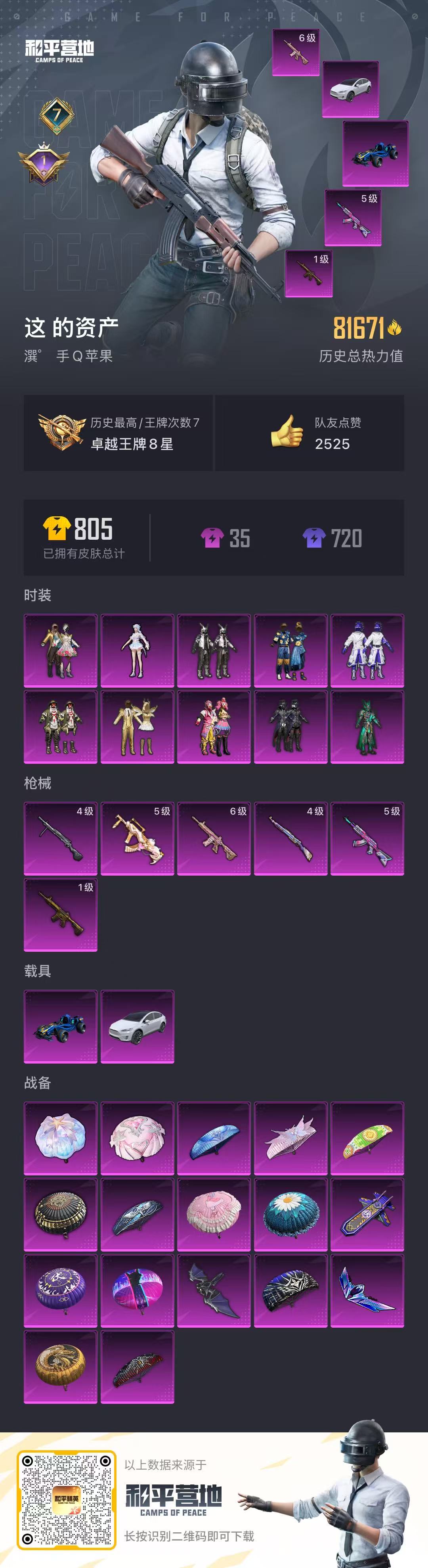 HPSJ3313030和平精英账号详情图3 HPSJ3313030和平精英账号详情图3