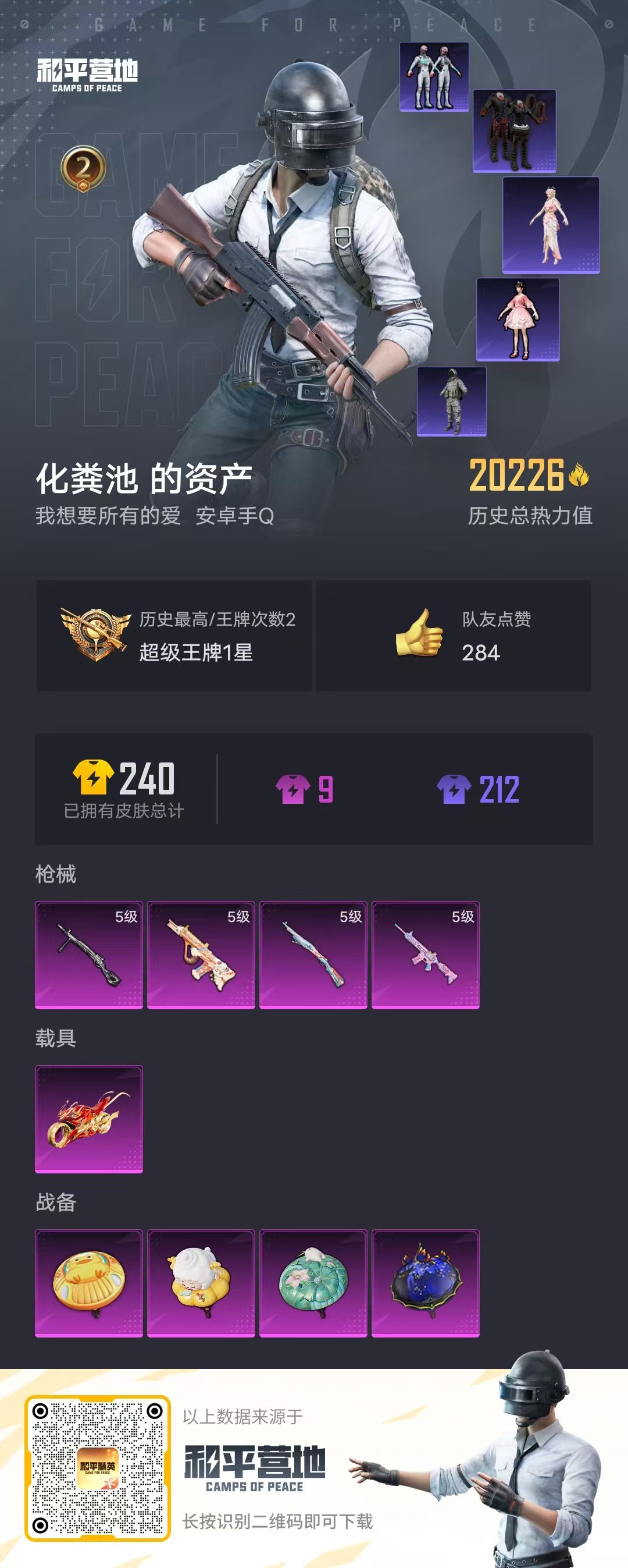 HPSJ3314980和平精英账号详情图3 HPSJ3314980和平精英账号详情图3
