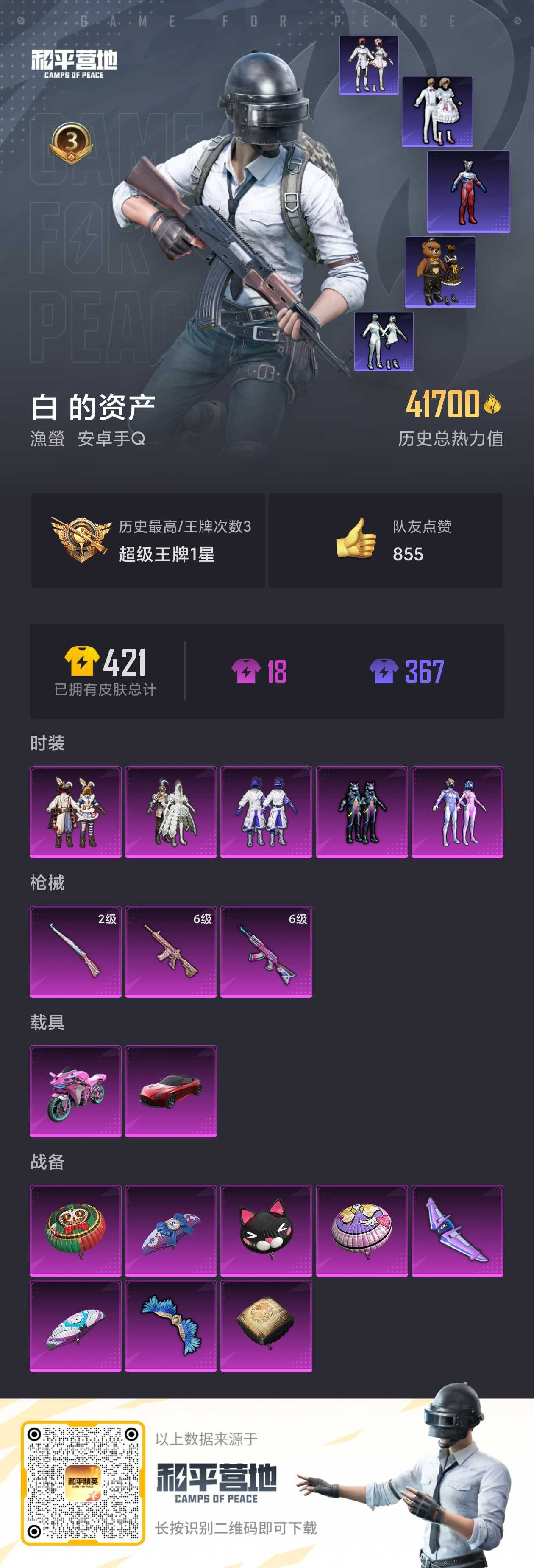 HPSJ3313082和平精英账号详情图4 HPSJ3313082和平精英账号详情图4