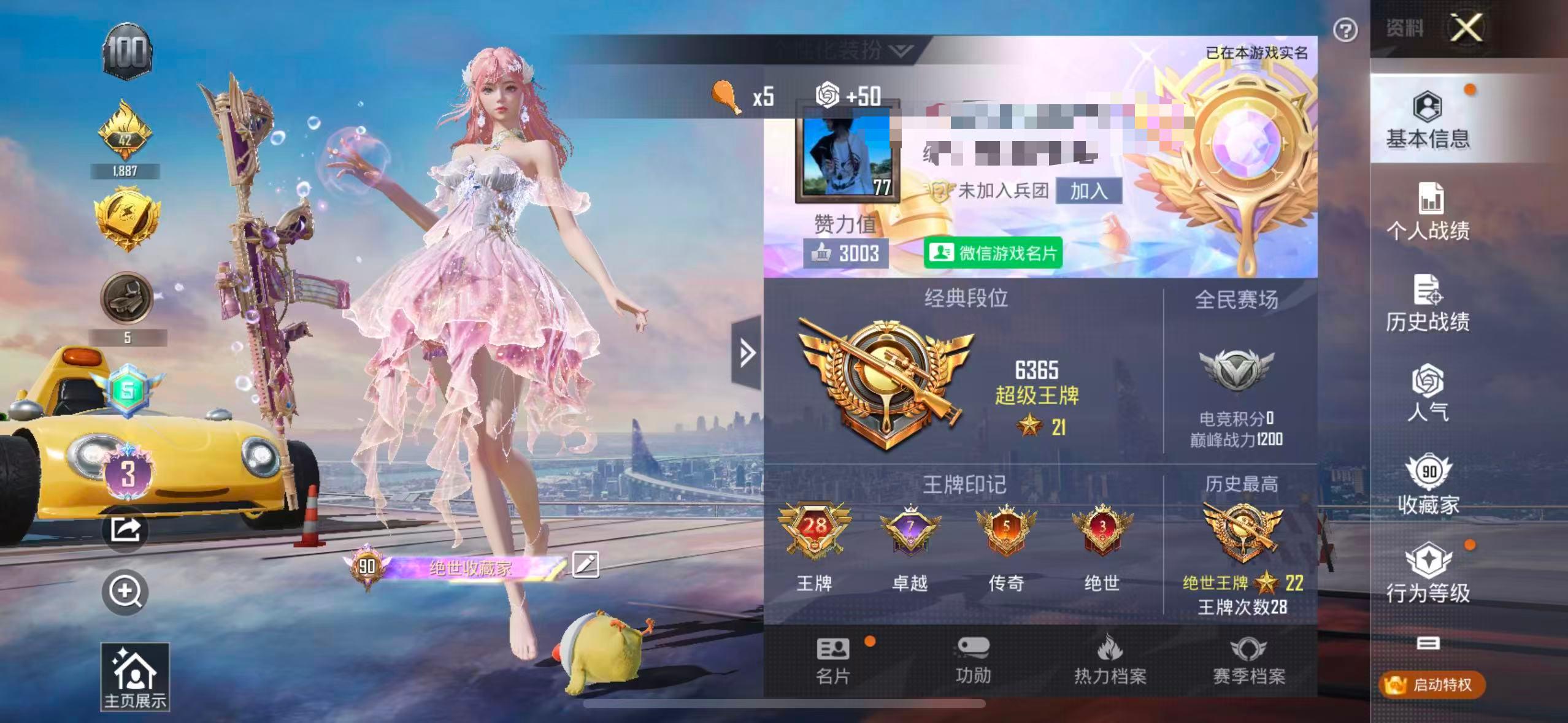 HPSJ3312994和平精英账号详情图2 HPSJ3312994和平精英账号详情图2