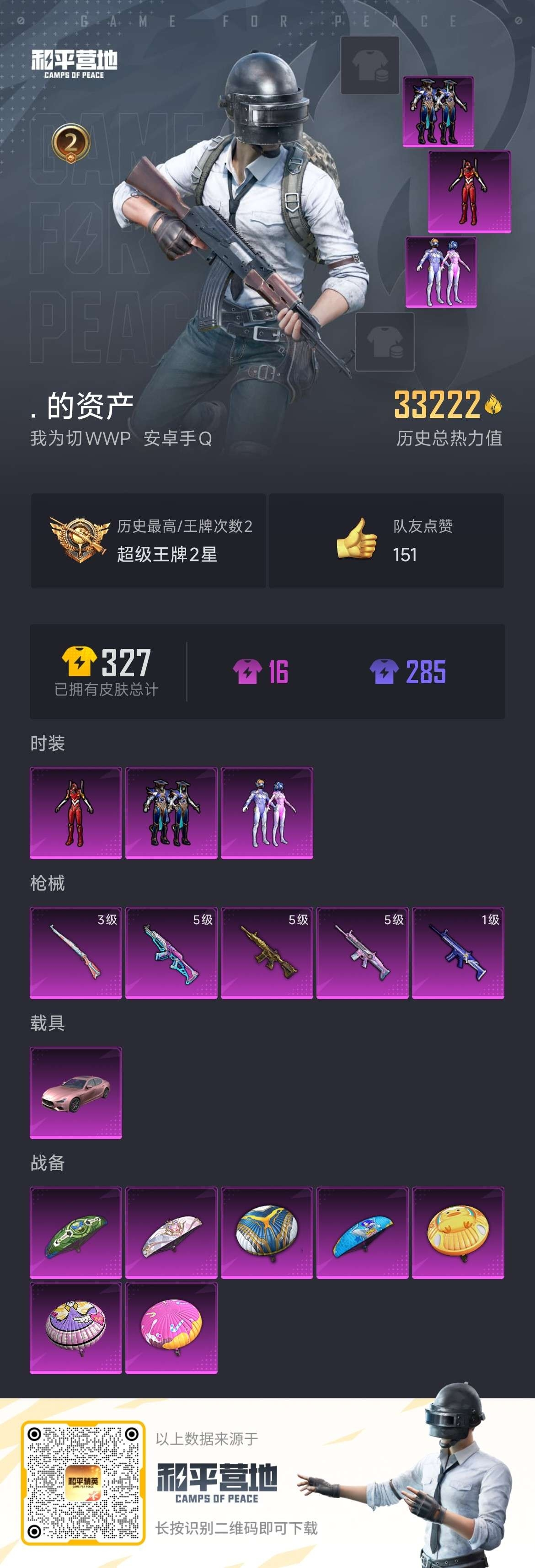 HPSJ3313862和平精英账号详情图4 HPSJ3313862和平精英账号详情图4