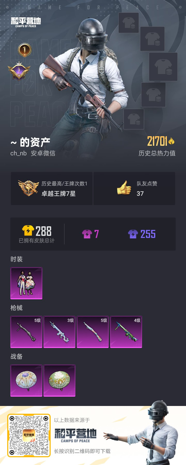 HPSJ3313782和平精英账号详情图3 HPSJ3313782和平精英账号详情图3